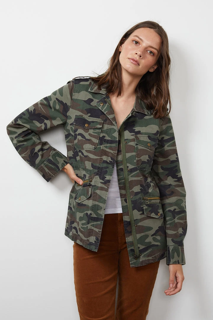 Velvet By Graham & Spencer RUBY LIGHT-WEIGHT ARMY JACKET 5 Velvet By Graham & Spencer RUBY LIGHT-WEIGHT ARMY JACKET
