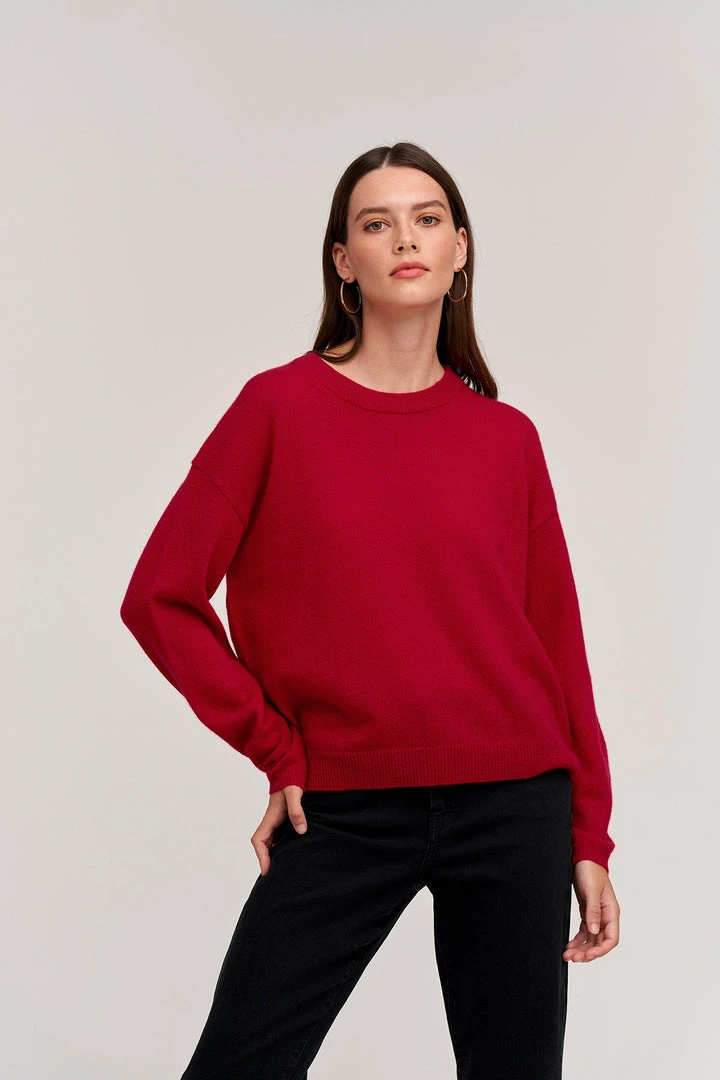 Velvet By Graham & Spencer BRYNNE CASHMERE CREW NECK SWEATER 22 Velvet By Graham & Spencer BRYNNE CASHMERE CREW NECK SWEATER