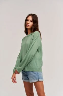 Velvet By Graham & Spencer Womens BRYNNE CASHMERE CREW NECK SWEATER 23 Velvet By Graham & Spencer Womens BRYNNE CASHMERE CREW NECK SWEATER