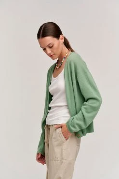 Velvet By Graham & Spencer ERIKA CASHMERE CARDIGAN Womens