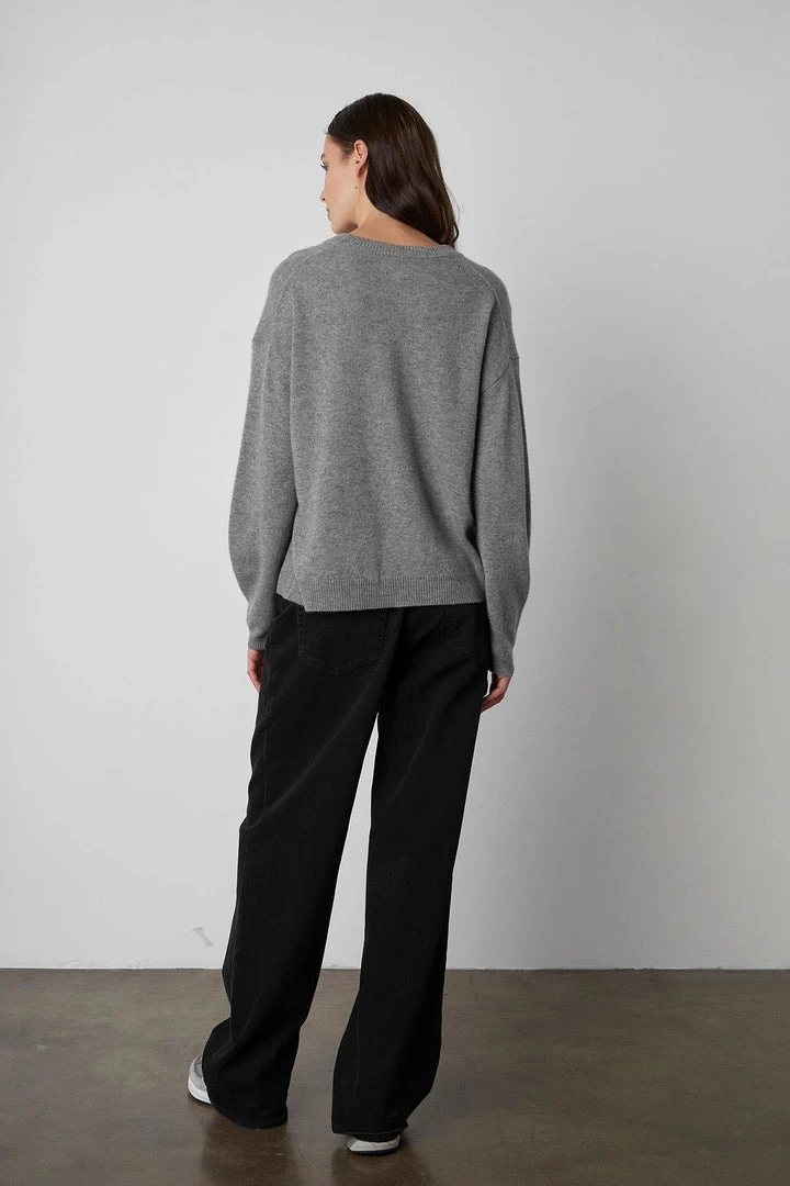 Velvet By Graham & Spencer BRYNNE CASHMERE CREW NECK SWEATER 7 Velvet By Graham & Spencer BRYNNE CASHMERE CREW NECK SWEATER