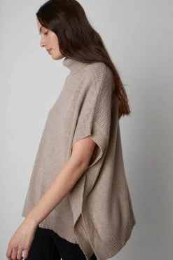 Velvet By Graham & Spencer CASSIA CASHMERE PONCHO