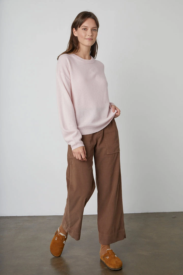 Velvet By Graham & Spencer BRYNNE CASHMERE CREW NECK SWEATER 13 Velvet By Graham & Spencer BRYNNE CASHMERE CREW NECK SWEATER