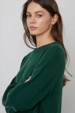 Velvet By Graham & Spencer BRYNNE CASHMERE CREW NECK SWEATER 39 Velvet By Graham & Spencer BRYNNE CASHMERE CREW NECK SWEATER