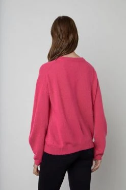 Velvet By Graham & Spencer BRYNNE CASHMERE CREW NECK SWEATER 19 Velvet By Graham & Spencer BRYNNE CASHMERE CREW NECK SWEATER