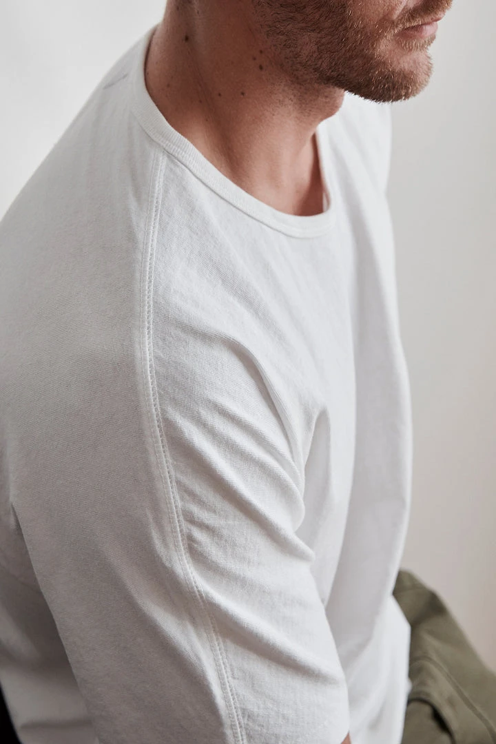 Velvet By Graham & Spencer RICK COTTON JERSEY DROP SHOULDER CREW TEE 2 Velvet By Graham & Spencer RICK COTTON JERSEY DROP SHOULDER CREW TEE