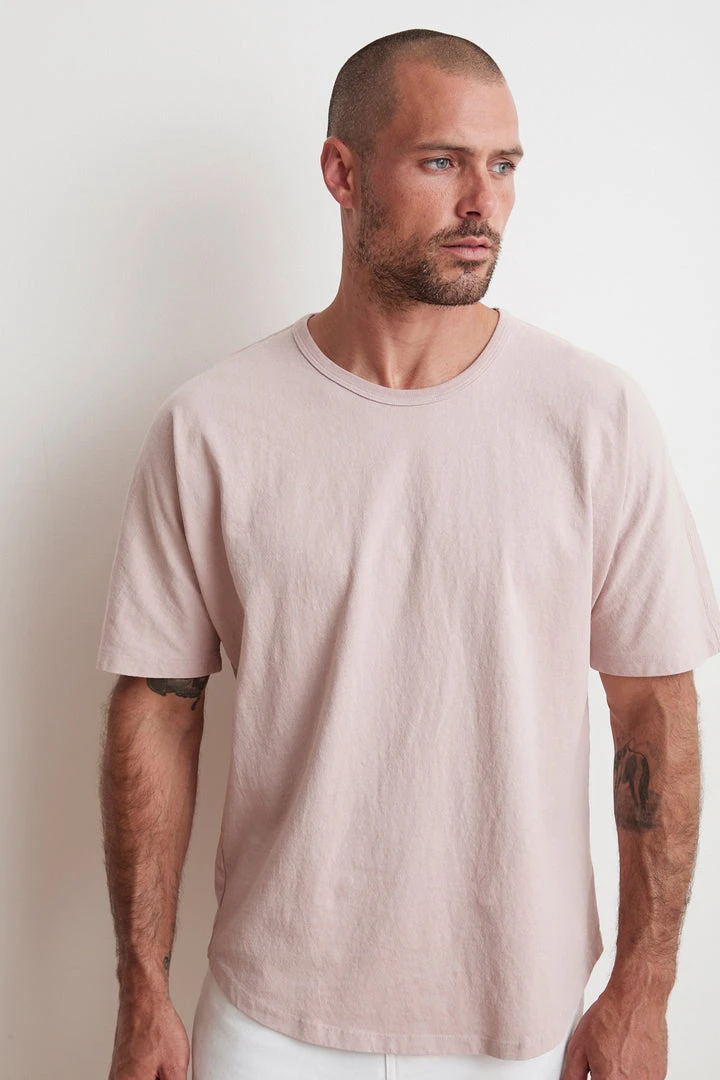 Velvet By Graham & Spencer RICK DROP SHOULDER CREW TEE Mens 5 Velvet By Graham & Spencer RICK DROP SHOULDER CREW TEE Mens