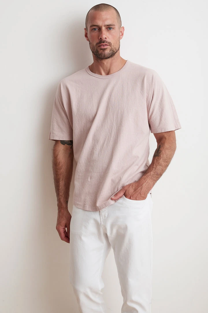 Velvet By Graham & Spencer RICK DROP SHOULDER CREW TEE Mens 7 Velvet By Graham & Spencer RICK DROP SHOULDER CREW TEE Mens