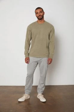 Velvet By Graham & Spencer ROACH CREW NECK TEE Mens
