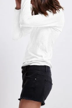 Velvet By Graham & Spencer Womens CINDY FRAYED HEM BOYFRIEND SHORTS 20 Velvet By Graham & Spencer Womens CINDY FRAYED HEM BOYFRIEND SHORTS