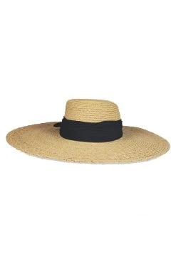 Velvet By Graham & Spencer Womens COCO WOVEN STRAW SUNHAT