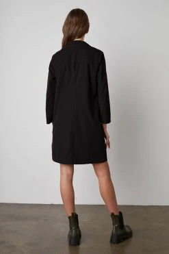 Velvet By Graham & Spencer LANA CORDUROY SHIRT DRESS