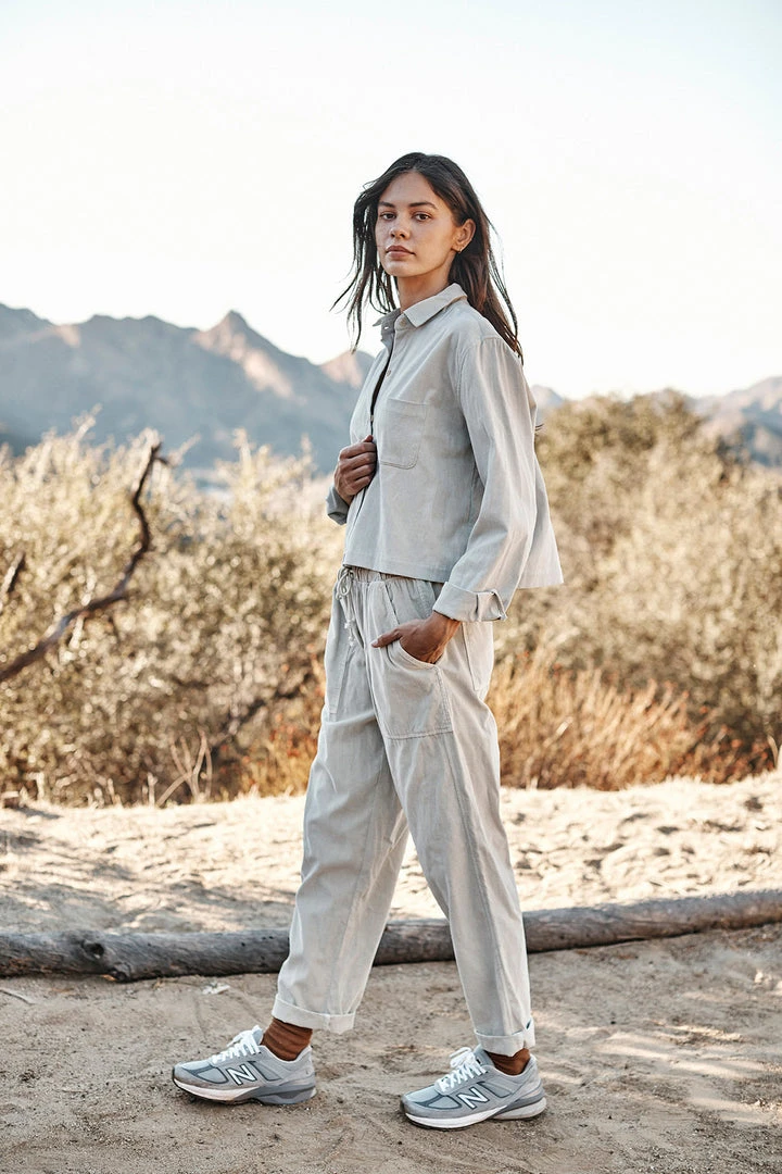 Velvet By Graham & Spencer Womens PARKER CROPPED CORDUROY BUTTON-UP SHIRT 3 Velvet By Graham & Spencer Womens PARKER CROPPED CORDUROY BUTTON-UP SHIRT