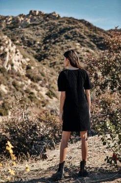 Velvet By Graham & Spencer Womens RYLEIGH CORDUROY DRESS