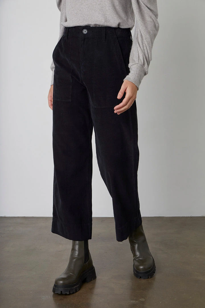 Velvet By Graham & Spencer VERA CORDUROY WIDE LEG PANT Womens 2 Velvet By Graham & Spencer VERA CORDUROY WIDE LEG PANT Womens