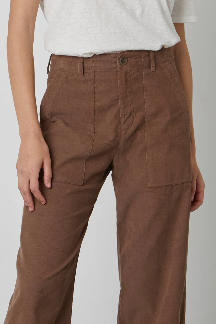 Velvet By Graham & Spencer VERA CORDUROY WIDE LEG PANT Womens 11 Velvet By Graham & Spencer VERA CORDUROY WIDE LEG PANT Womens