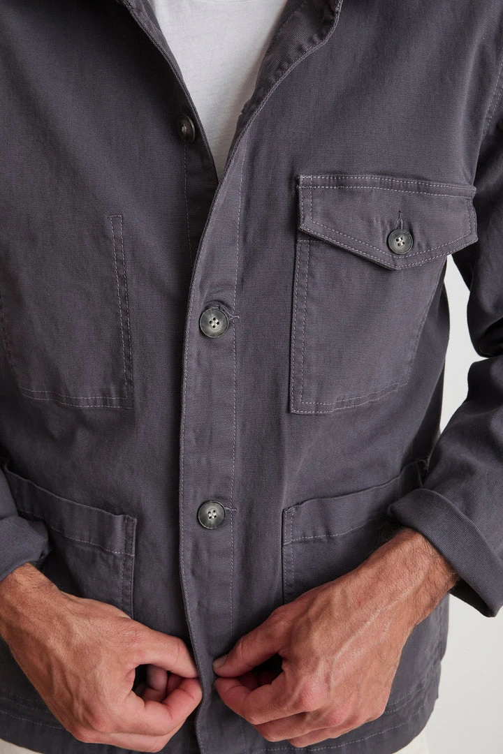 Velvet By Graham & Spencer Mens JAMES COTTON CANVAS JACKET 4 Velvet By Graham & Spencer Mens JAMES COTTON CANVAS JACKET