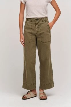 Velvet By Graham & Spencer Womens MYA COTTON CANVAS PANT 16 Velvet By Graham & Spencer Womens MYA COTTON CANVAS PANT