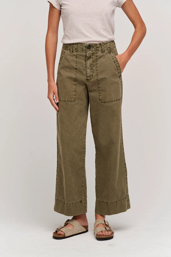 Velvet By Graham & Spencer Womens MYA COTTON CANVAS PANT 7 Velvet By Graham & Spencer Womens MYA COTTON CANVAS PANT