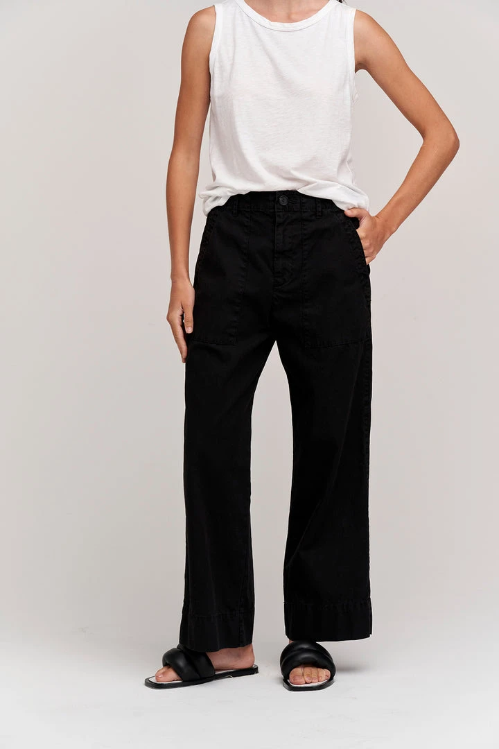 Velvet By Graham & Spencer Womens MYA COTTON CANVAS PANT 4 Velvet By Graham & Spencer Womens MYA COTTON CANVAS PANT