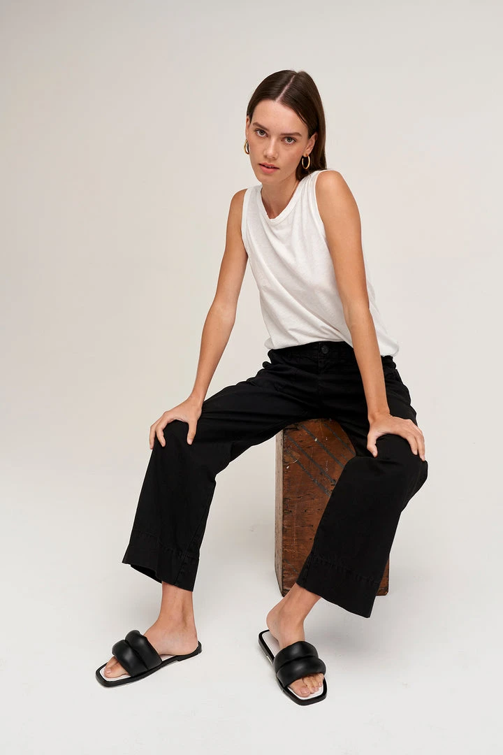 Velvet By Graham & Spencer Womens MYA COTTON CANVAS PANT 2 Velvet By Graham & Spencer Womens MYA COTTON CANVAS PANT