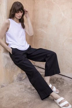 Velvet By Graham & Spencer Womens MYA COTTON CANVAS PANT