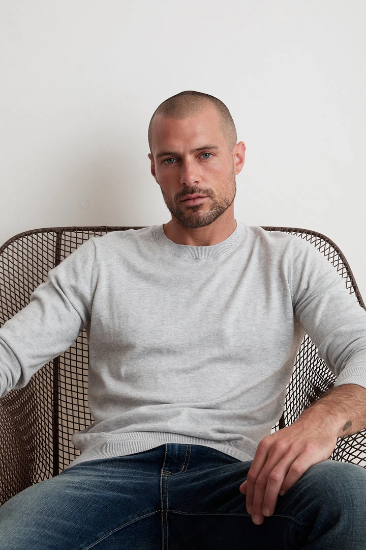 Velvet By Graham & Spencer FRED COTTON CASHMERE LIGHTWEIGHT SWEATER 1 Velvet By Graham & Spencer FRED COTTON CASHMERE LIGHTWEIGHT SWEATER