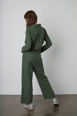 Velvet By Graham & Spencer ALISON COTTON GAUZE JUMPSUIT 7 Velvet By Graham & Spencer ALISON COTTON GAUZE JUMPSUIT