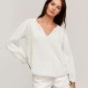 Velvet By Graham & Spencer ANTONIA COTTON GAUZE BLOUSE