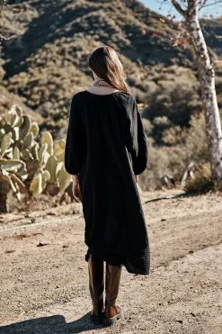 Velvet By Graham & Spencer BETHANY COTTON GAUZE DRESS Womens