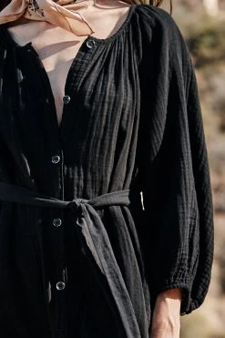 Velvet By Graham & Spencer BETHANY COTTON GAUZE DRESS Womens