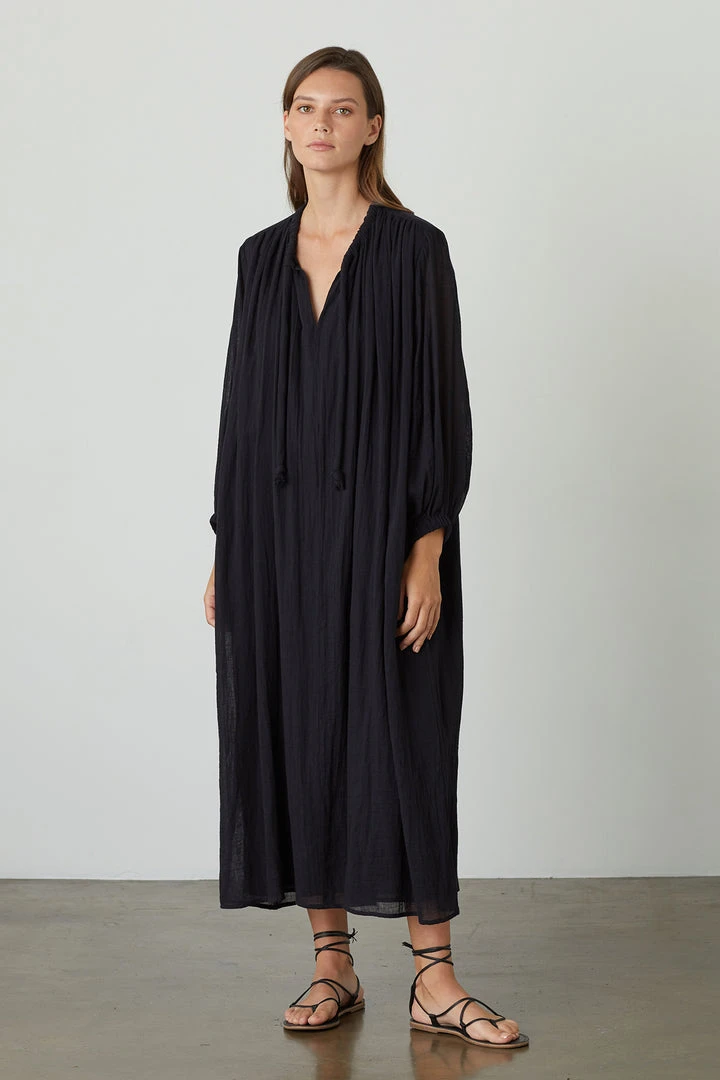 Velvet By Graham & Spencer Womens FRANKIE COTTON GAUZE MAXI DRESS 5 Velvet By Graham & Spencer Womens FRANKIE COTTON GAUZE MAXI DRESS