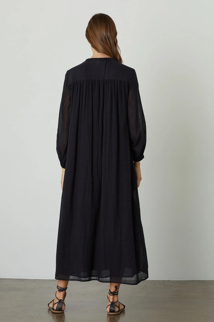 Velvet By Graham & Spencer Womens FRANKIE COTTON GAUZE MAXI DRESS 4 Velvet By Graham & Spencer Womens FRANKIE COTTON GAUZE MAXI DRESS