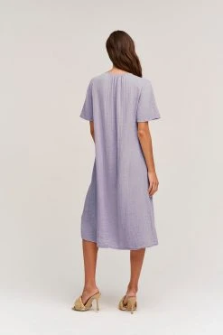 Velvet By Graham & Spencer HAZEL COTTON GAUZE MIDI DRESS 23 Velvet By Graham & Spencer HAZEL COTTON GAUZE MIDI DRESS