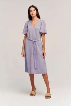 Velvet By Graham & Spencer HAZEL COTTON GAUZE MIDI DRESS 22 Velvet By Graham & Spencer HAZEL COTTON GAUZE MIDI DRESS