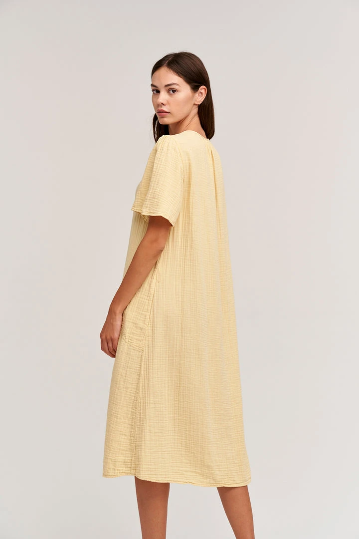 Velvet By Graham & Spencer HAZEL COTTON GAUZE MIDI DRESS 5 Velvet By Graham & Spencer HAZEL COTTON GAUZE MIDI DRESS