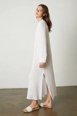 Velvet By Graham & Spencer Womens LORRAINE COTTON GAUZE CAFTAN DRESS 23 Velvet By Graham & Spencer Womens LORRAINE COTTON GAUZE CAFTAN DRESS