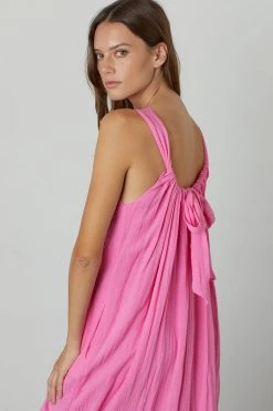 Velvet By Graham & Spencer Womens REESE COTTON GAUZE DRESS