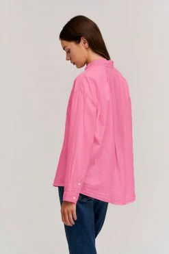 Velvet By Graham & Spencer Womens DEVYN BUTTON-UP SHIRT