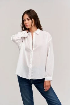 Velvet By Graham & Spencer Womens DEVYN BUTTON-UP SHIRT 16 Velvet By Graham & Spencer Womens DEVYN BUTTON-UP SHIRT