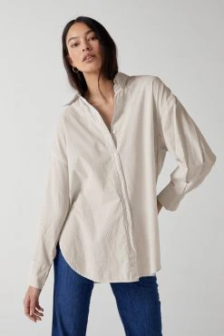 Velvet By Jenny Graham Womens REDONDO BUTTON-UP SHIRT