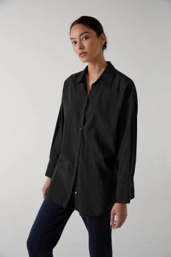 Velvet By Jenny Graham Womens REDONDO BUTTON-UP SHIRT