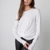Velvet By Graham & Spencer BEATRICE FRONT TWIST TEE