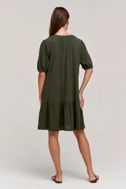 Velvet By Graham & Spencer BECCA PUFF SLEEVE DRESS Womens 13 Velvet By Graham & Spencer BECCA PUFF SLEEVE DRESS Womens