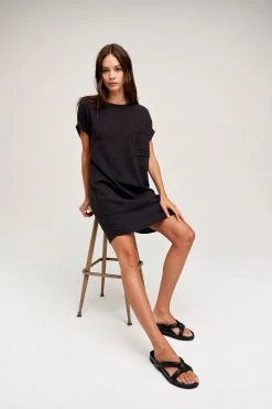 Velvet By Graham & Spencer HANNA COTTON SLUB MIX DRESS Womens 13 Velvet By Graham & Spencer HANNA COTTON SLUB MIX DRESS Womens