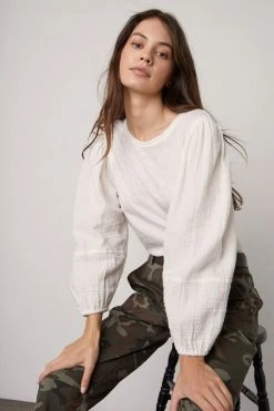 Velvet By Graham & Spencer JAYLA PUFF SLEEVE TOP 11 Velvet By Graham & Spencer JAYLA PUFF SLEEVE TOP