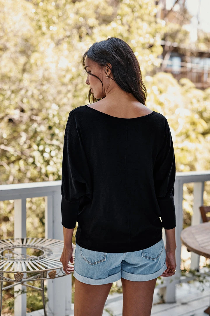 Velvet By Graham & Spencer JOSS DOLMAN SLEEVE TEE Womens 19 Velvet By Graham & Spencer JOSS DOLMAN SLEEVE TEE Womens