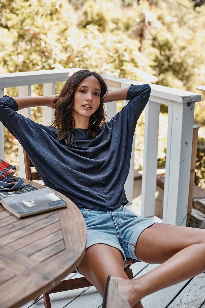 Velvet By Graham & Spencer JOSS DOLMAN SLEEVE TEE Womens 14 Velvet By Graham & Spencer JOSS DOLMAN SLEEVE TEE Womens