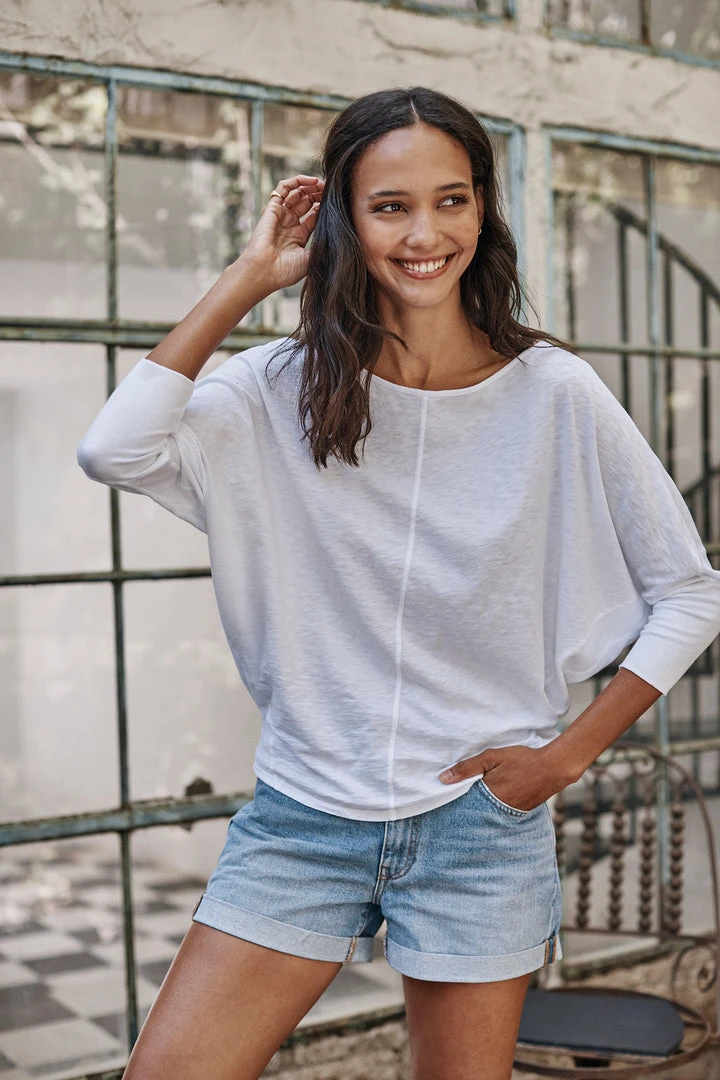 Velvet By Graham & Spencer JOSS DOLMAN SLEEVE TEE Womens 7 Velvet By Graham & Spencer JOSS DOLMAN SLEEVE TEE Womens