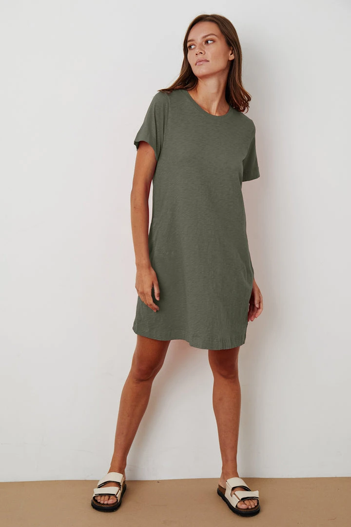 Velvet By Graham & Spencer LEIGH COTTON SLUB DRESS 1 Velvet By Graham & Spencer LEIGH COTTON SLUB DRESS